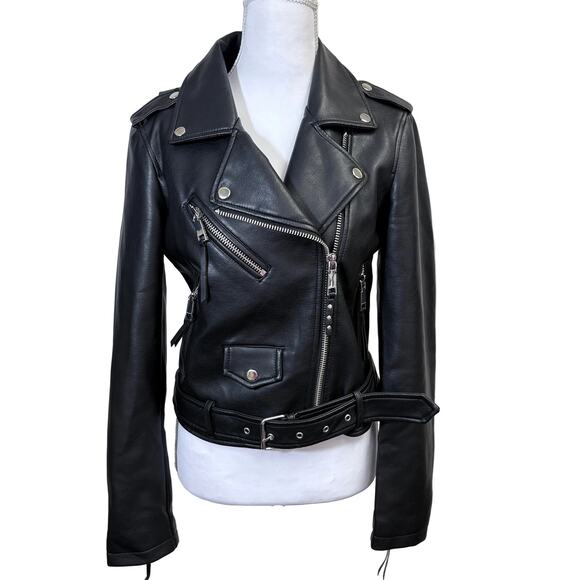 Rebecca Minkoff Jackets & Blazers - Rebecca Minkoff Faux Leather jacket, size extra small